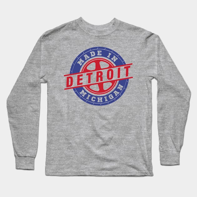 Made in Detroit Long Sleeve T-Shirt by J31Designs